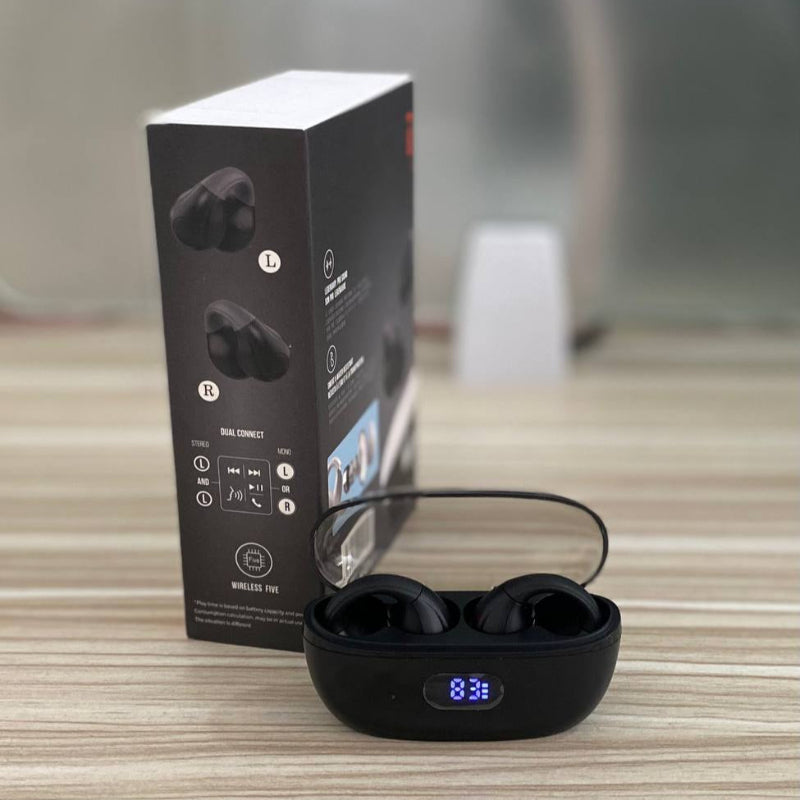 🎧 Audífonos Bluetooth F50 – Diseño Clip para Oreja & Sonido 3D