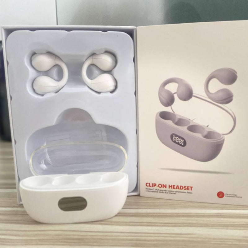 🎧 Audífonos Bluetooth F50 – Diseño Clip para Oreja & Sonido 3D