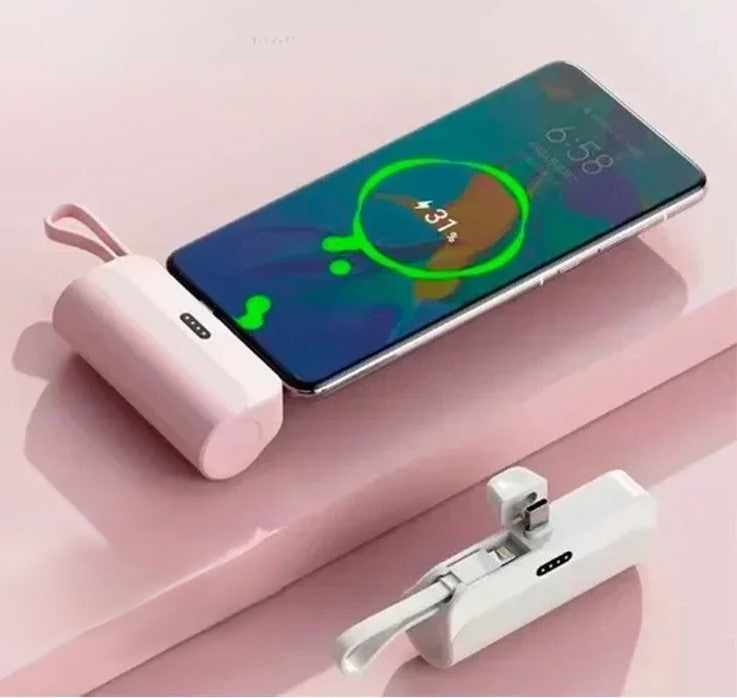 ⚡ Power Bank Compacto 5000mAh – Ultra Ligero y Portátil