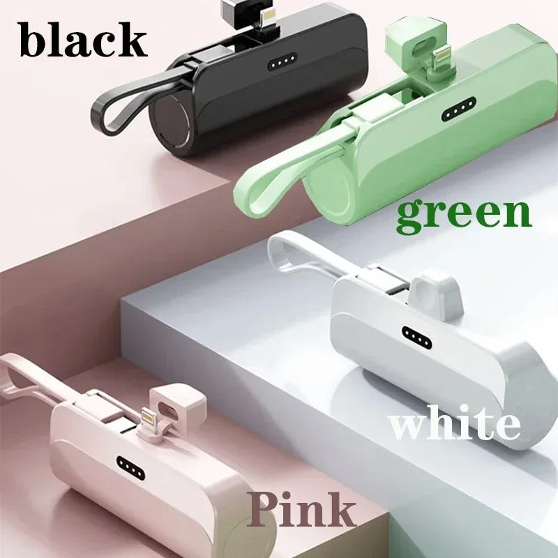 ⚡ Power Bank Compacto 5000mAh – Ultra Ligero y Portátil