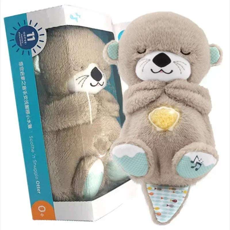Nutria Peluche Que Respira Luz Y Sonido
