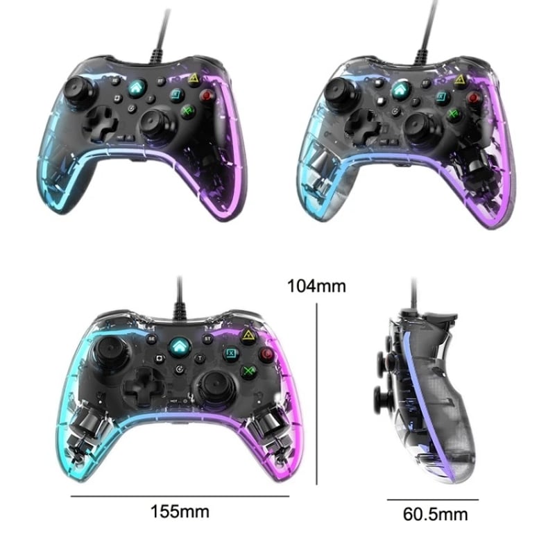 🎮 Control Inalámbrico LH3 – Compatible con iOS, Android, PC y Consolas