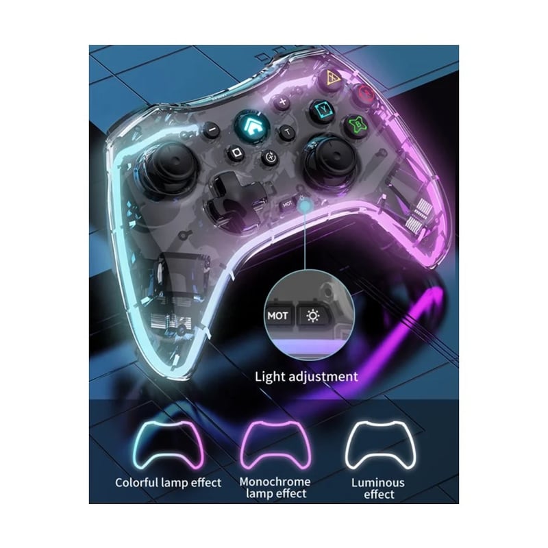 🎮 Control Inalámbrico LH3 – Compatible con iOS, Android, PC y Consolas