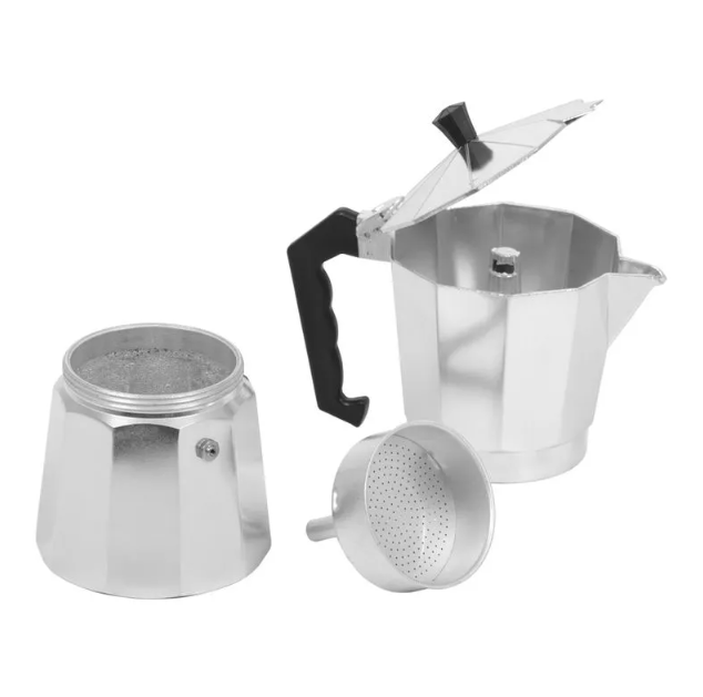 ☕ Cafetera Italiana Clásica – 300ml (6 Tazas) | Espresso Auténtico en Minutos