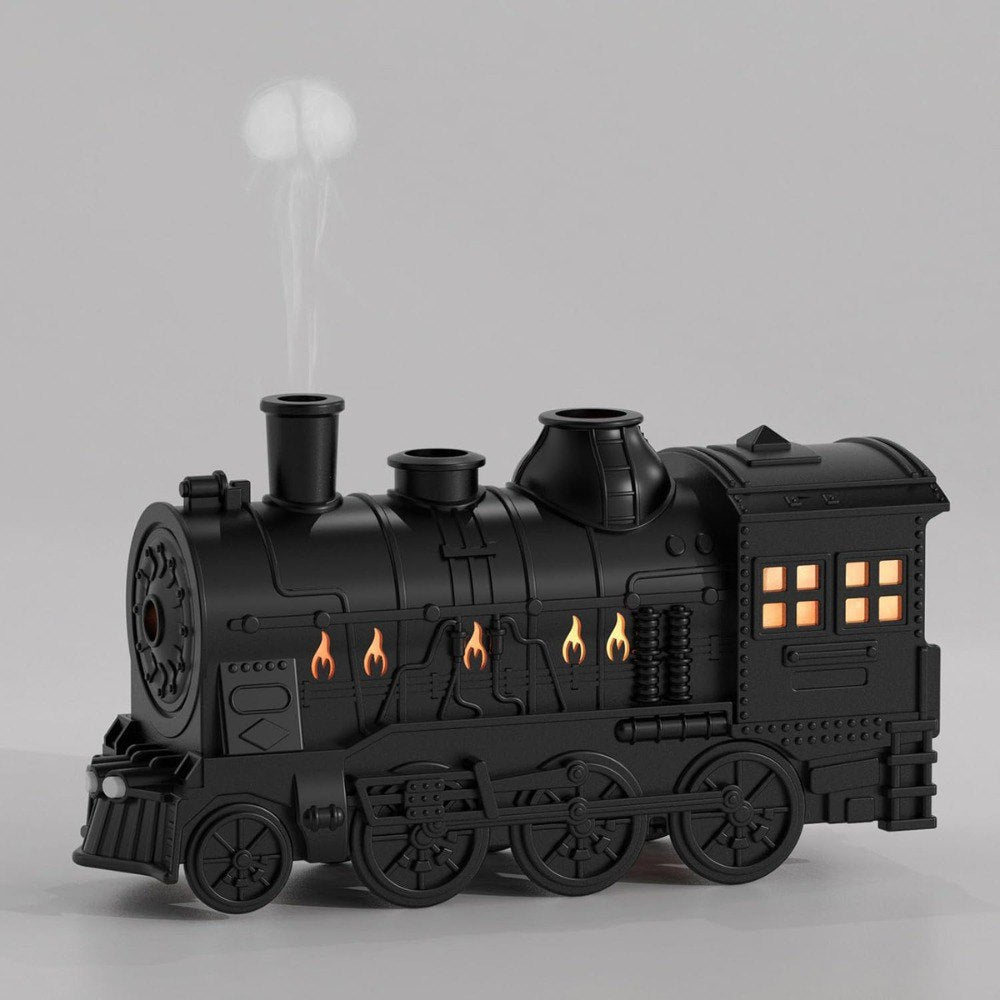 🚂 Humidificador Ambientador "Tren Vintage" – 300ml | Niebla + Luces LED + Aromaterapia