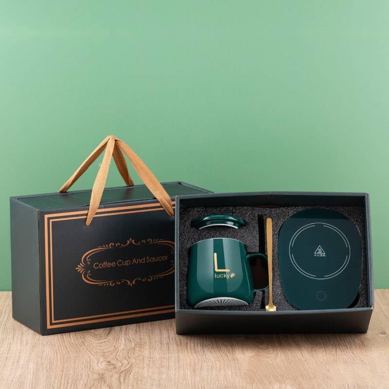 ☕ Taza Calentadora Eléctrica Lucky – ¡Mantén Tu Café o Té Caliente Por Horas!