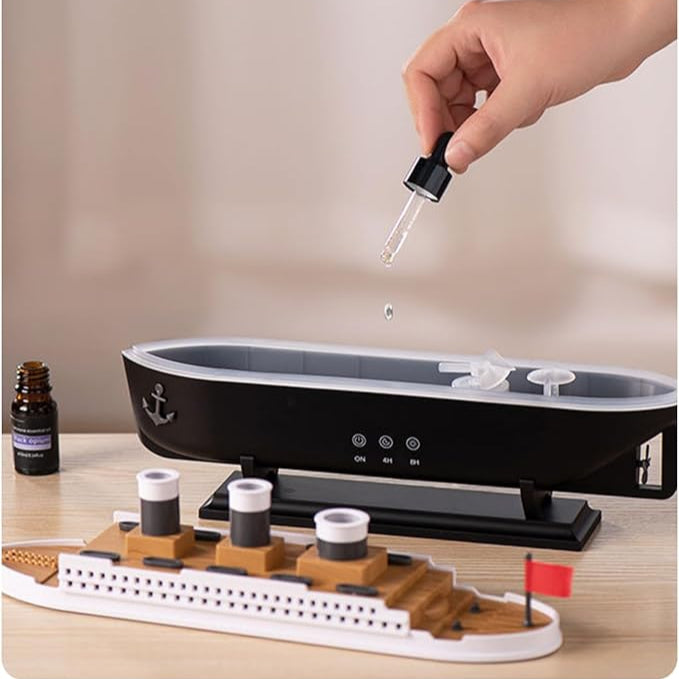 ✨ Humidificador "Rain Cloud" – Diseño Titanic + Aromaterapia Relajante