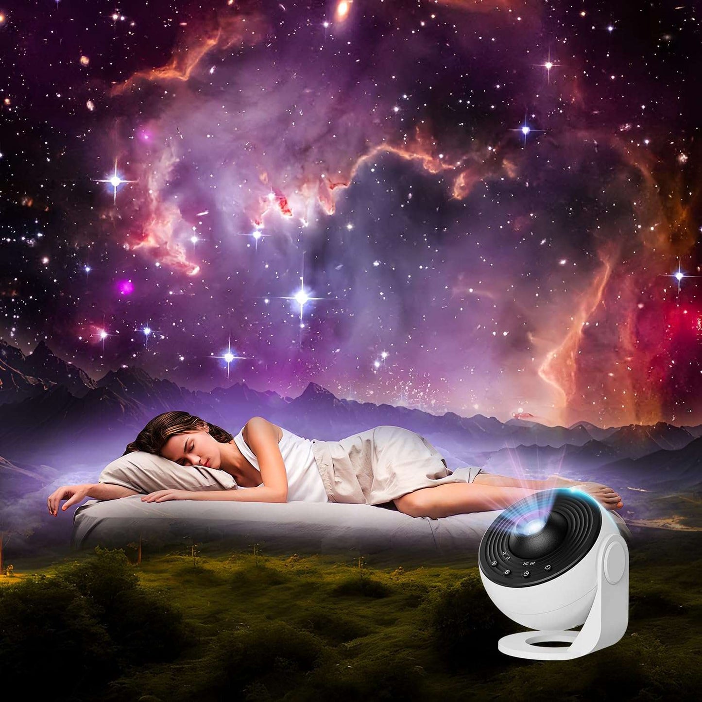 Proyector Planetario Luz Nocturna 360