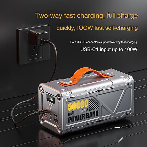 🚀 Power Bank Movisun Rocket P55 – 50,000mAh | Carga Laptops y Celulares en Minutos
