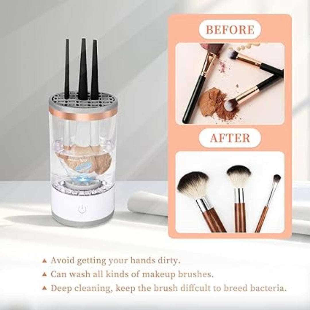 Limpiador de brochas para maquillaje cilindro - TRENDY BLEND