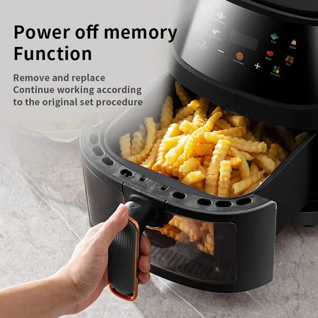 🌿 Freidora de Aire Digital 8L + obsequios, Cocina Saludable y Sin Aceite