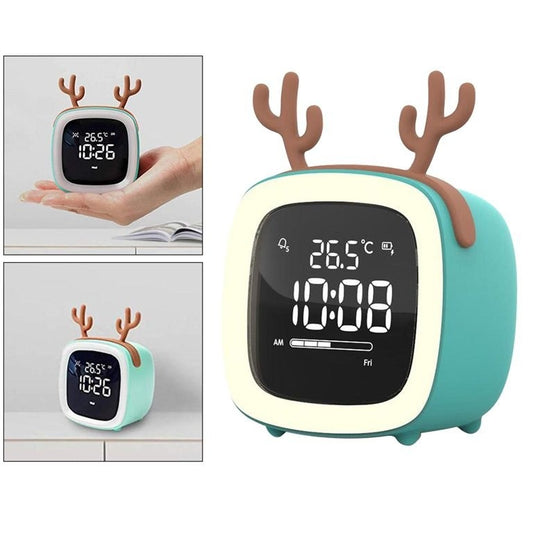 🐰 Reloj Despertador Digital con Luz LED – ¡Despierta con Diversión!