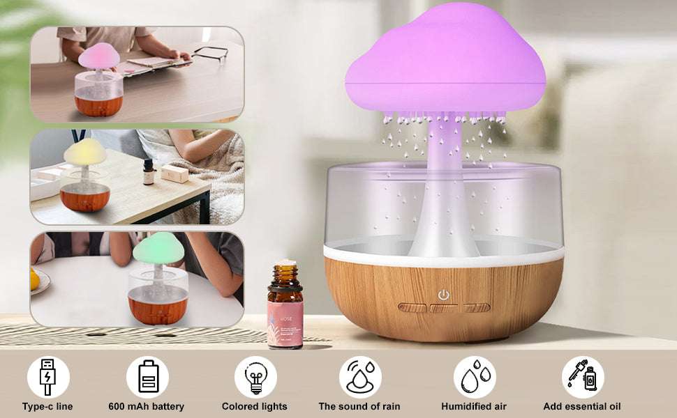 Humidificador de Nube y Lluvia