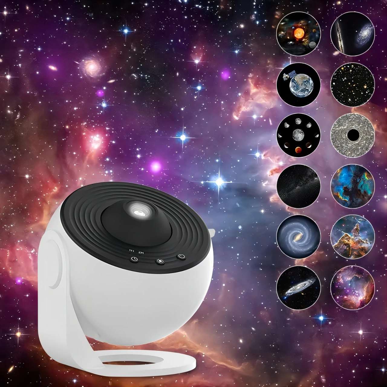 Proyector Planetario Luz Nocturna 360