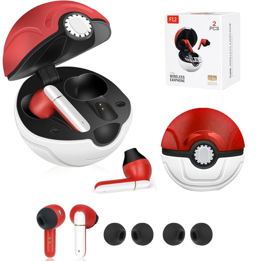 🎧 Audífonos Pokebola F12 TWS – Tecnología y Estilo Pokémon