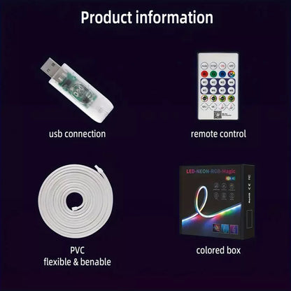 Cinta Led De Neón rgbic 480l-5m - TRENDY BLEND