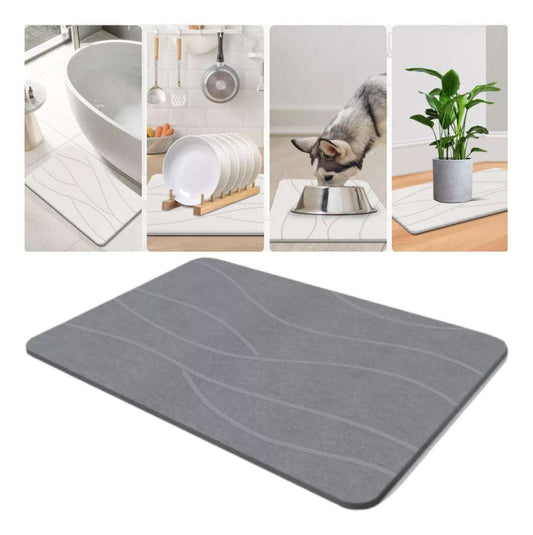 Tapete Piedra Diatomita Ultra Absorbente