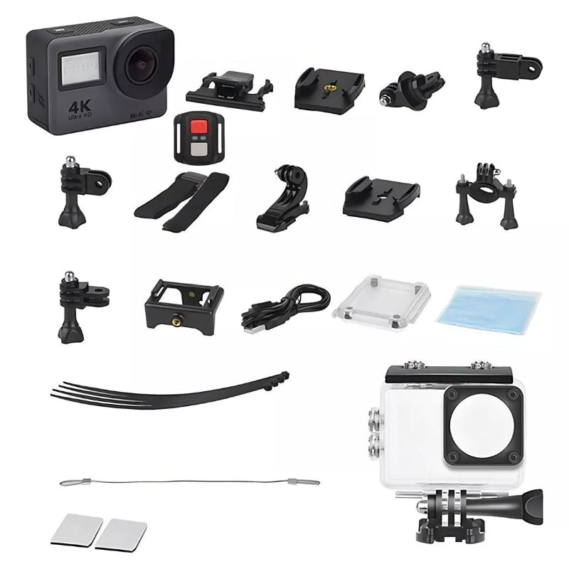 📹 CAMARA MOTO 4K WIFI DOBLE PANTALLA