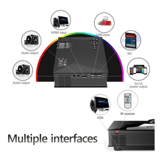 🎥 Proyector UC68S WiFi 1200 Lúmenes | Cine en Casa Full HD