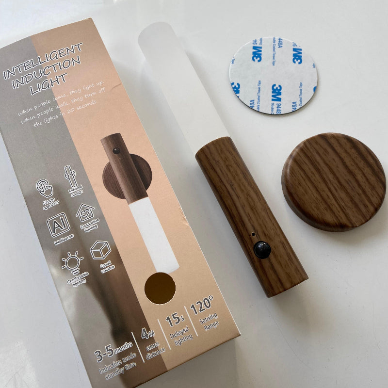 💡 Lámpara Magnética Recargable con Sensor de Movimiento – Luz Nocturna Inteligente