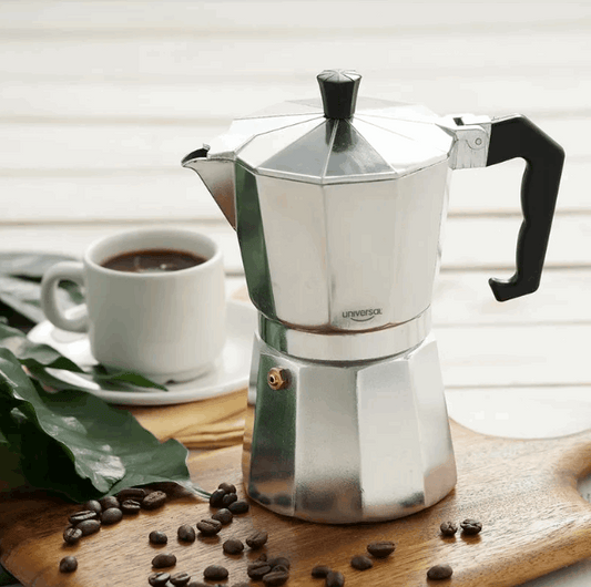 ☕ Cafetera Italiana Clásica – 300ml (6 Tazas) | Espresso Auténtico en Minutos