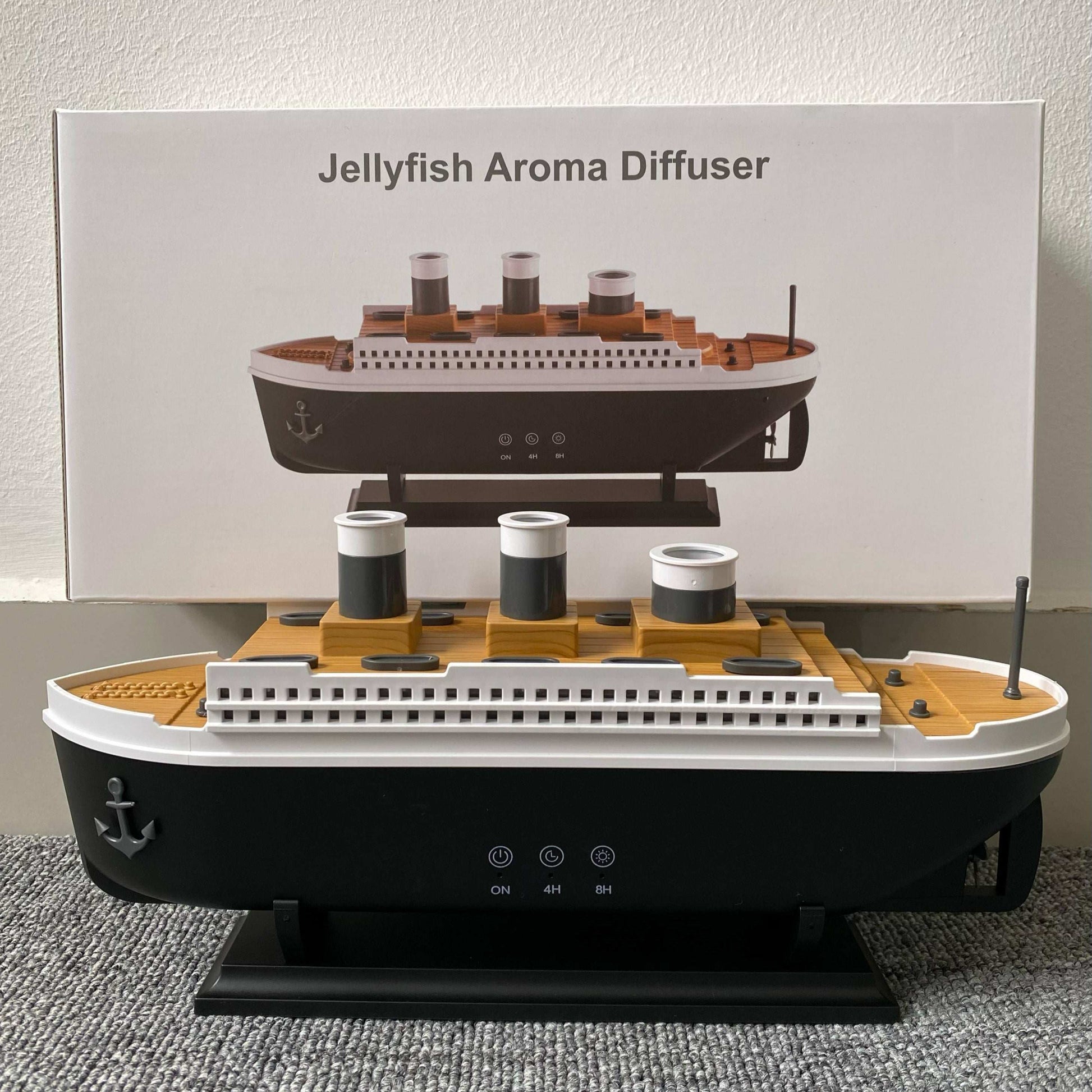 ✨ Humidificador "Rain Cloud" – Diseño Titanic + Aromaterapia Relajante
