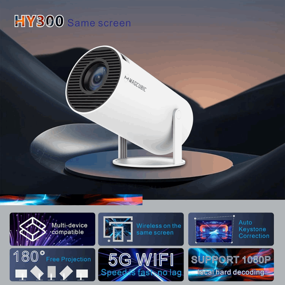 Proyector Smart 4k Hy300 Wifi Bluetooth