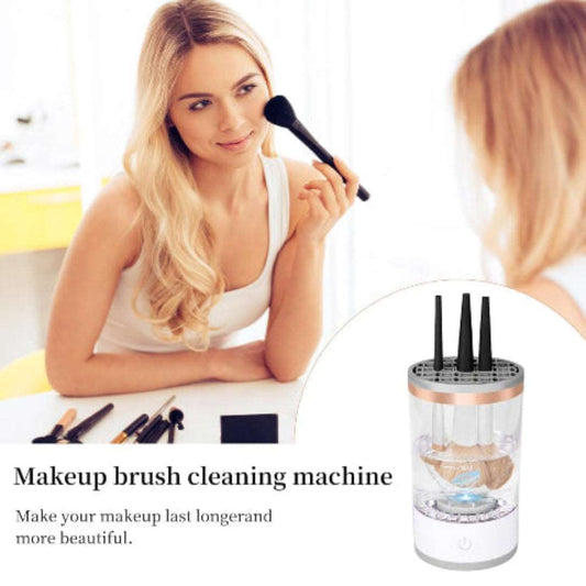 Limpiador de brochas para maquillaje cilindro - TRENDY BLEND