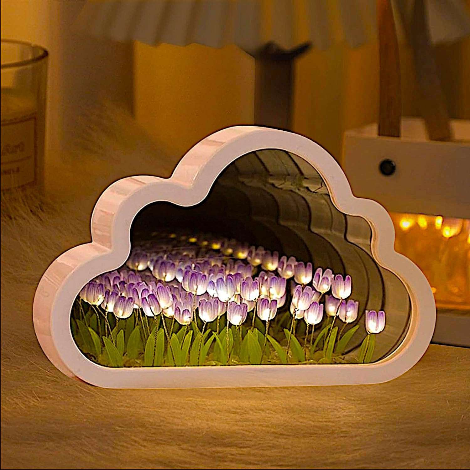 LAMPARAS NUBE TULIPANES PARA ARMAR