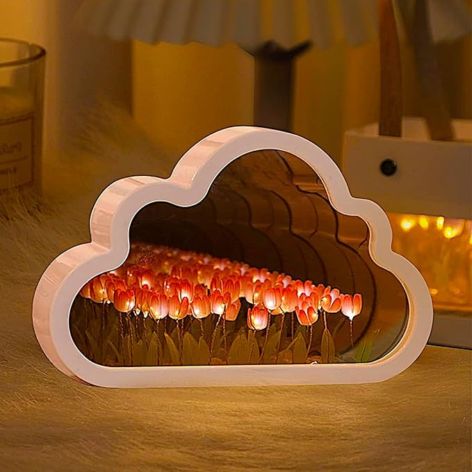 ☁️✨ Lámpara Nube Tulipán DIY – Luz Nocturna Mágica para Decorar