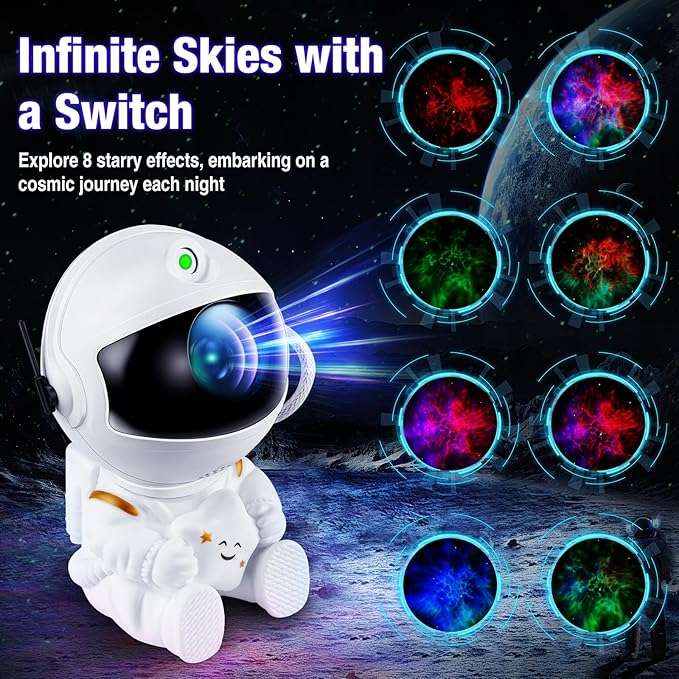 MINI PROYECTOR DE ESTRELLAS ASTRONAUTA