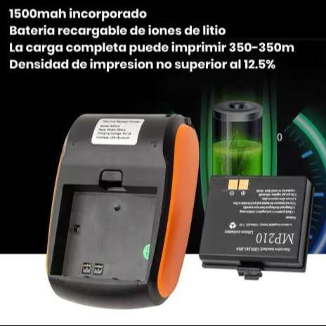 IMPRESORA PORTATIL TERMICA PT 210