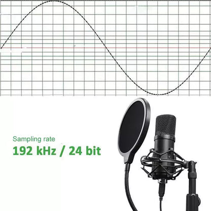 🎤 Kit Micrófono Condensador BM70 – Estudio Profesional Portátil