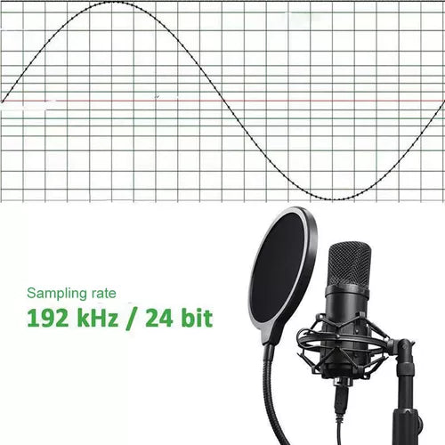 🎤 Kit Micrófono Condensador BM70 – Estudio Profesional Portátil