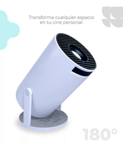 🎬 Miniproyector Portátil HY300 4K – Cine en Casa Profesional en 1 Click