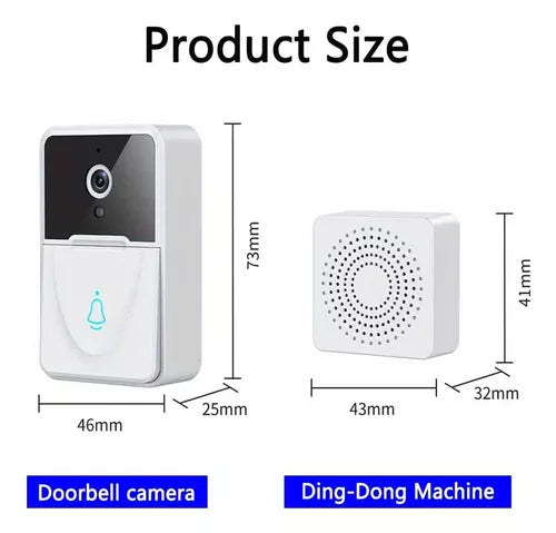 📹 Mini Video Portero WiFi con Timbre USB – Vigilancia Inteligente para tu Hogar