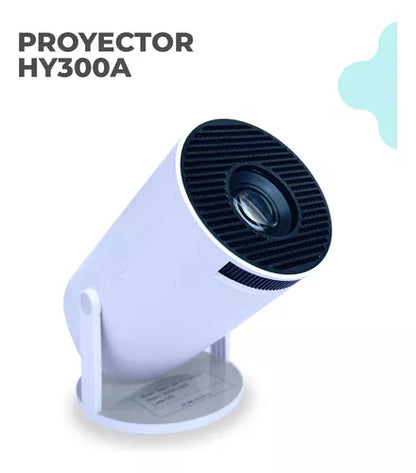 🎬 Miniproyector Portátil HY300 4K – Cine en Casa Profesional en 1 Click