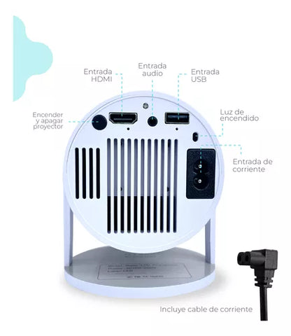 🎬 Miniproyector Portátil HY300 4K – Cine en Casa Profesional en 1 Click