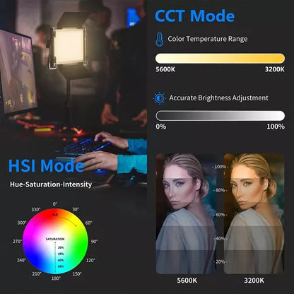 🎬 Neewer Luz LED RGB 660 PRO – Iluminación Profesional 50W con App