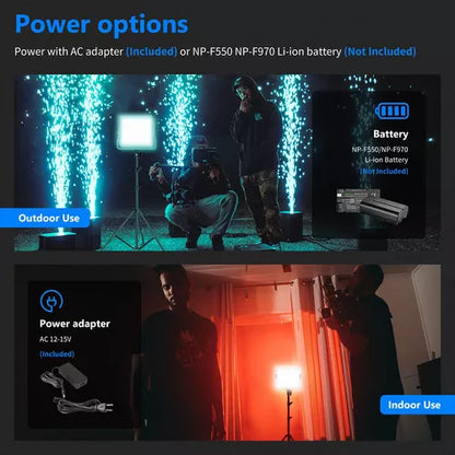 🎬 Neewer Luz LED RGB 660 PRO – Iluminación Profesional 50W con App