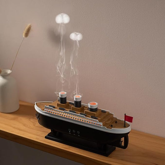 ✨ Humidificador "Rain Cloud" – Diseño Titanic + Aromaterapia Relajante